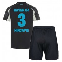 Camisa de Futebol Bayer Leverkusen Piero Hincapie #3 Equipamento Alternativo Infantil 2024-25 Manga Curta (+ Calças curtas)